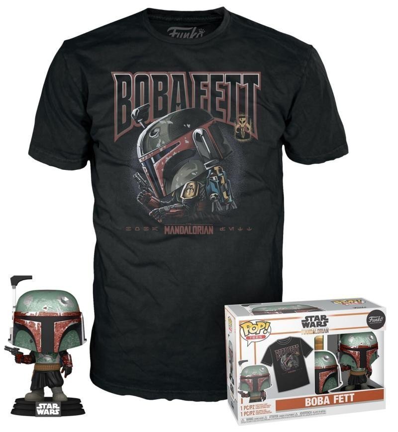 Funko POP Tee Star Wars - Bobba Fett velikost trička L