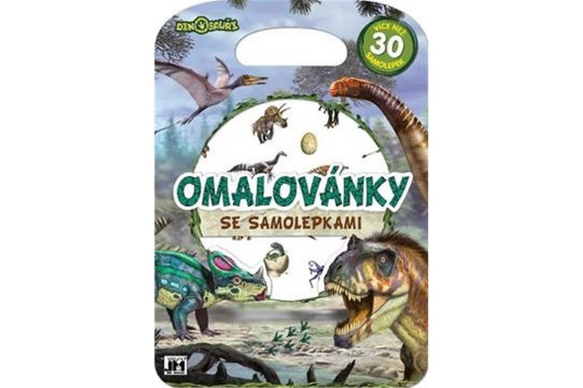 Dino - Omalovánky se samolepkami