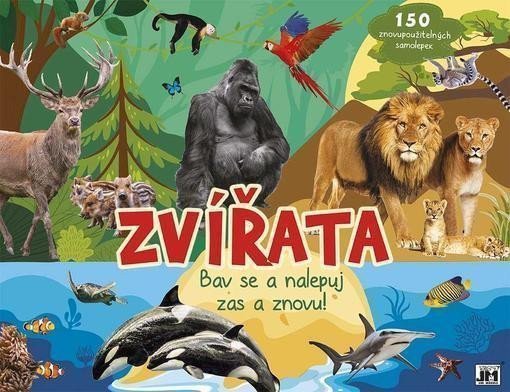 Zvířata - Bav se a nalepuj zas a znovu