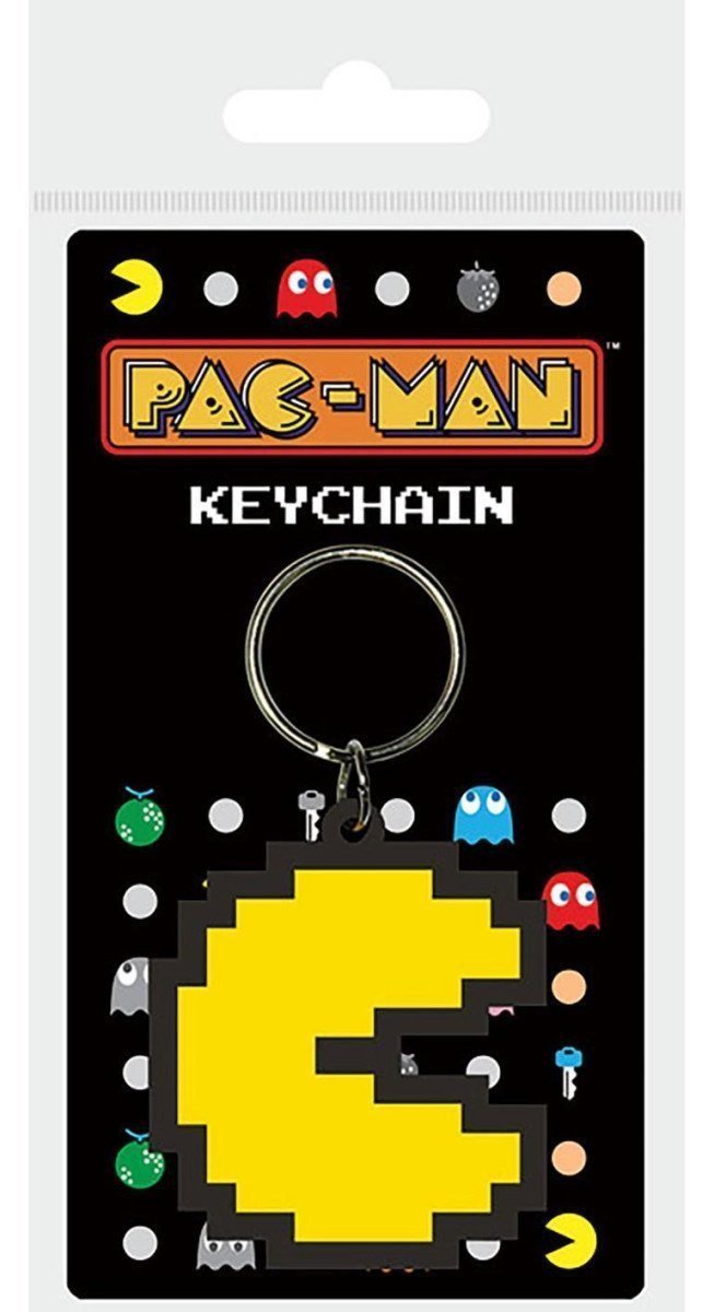 Pac Man Klíčenka gumová - Pixel