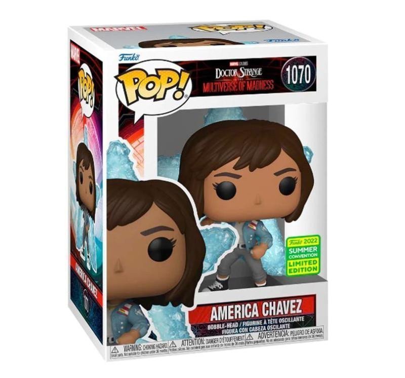 Funko POP Marvel Dr Strange in the Multiverse of Madness - America Chavez San Diego Comic Con Shared Exclusives