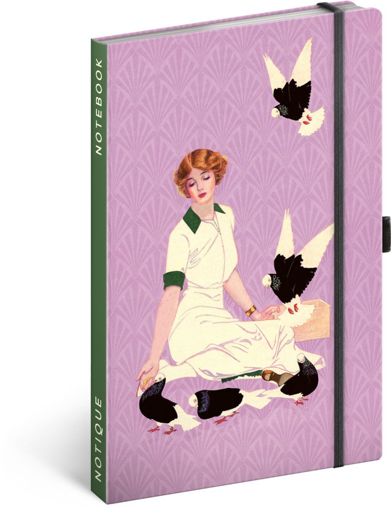 Notes Holubi Kateřiny Winterové linkovaný 13 × 21 cm