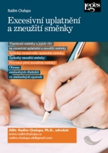 Excesivní uplatnění a zneužití směnky – Chalupa Radim