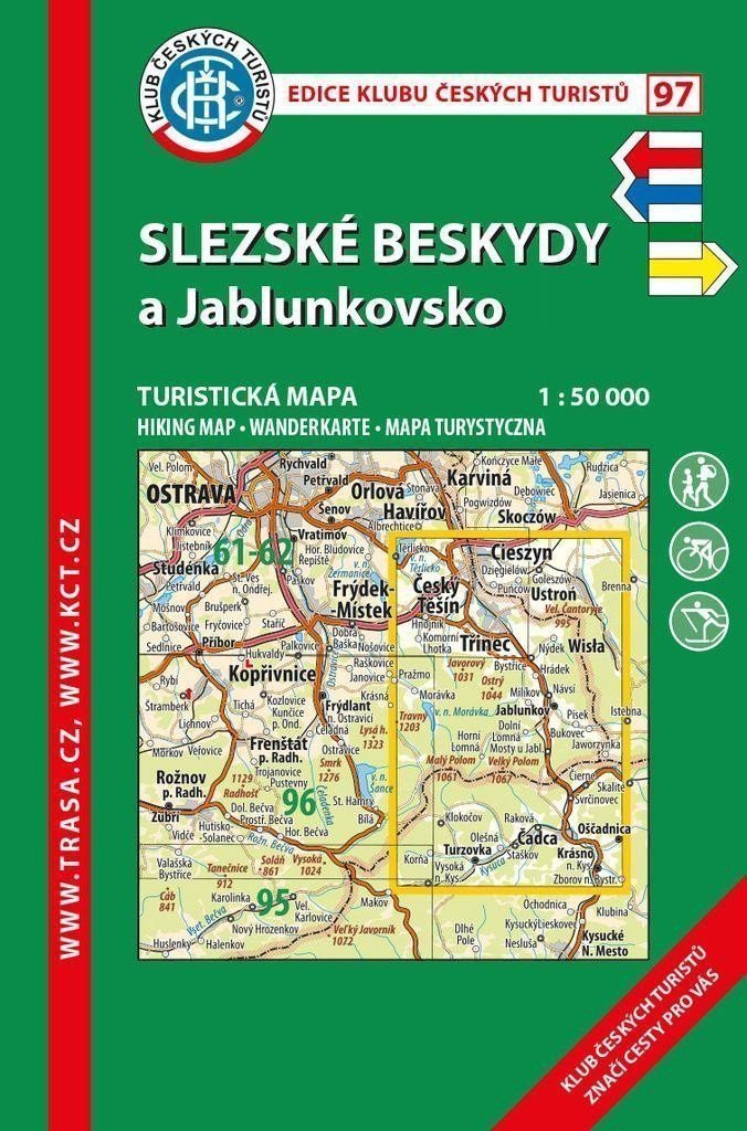 KČT 97 Slezské Beskydy a Jablunkovsko 1 50 000 8vydání 2021