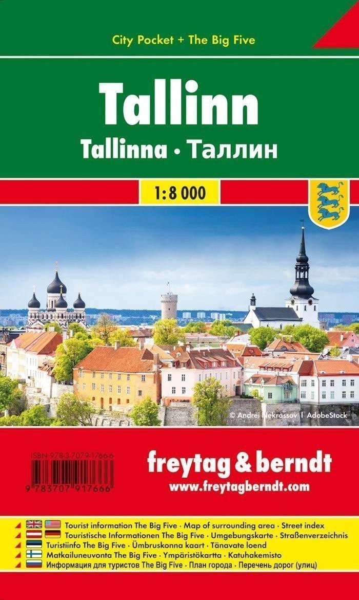 PL 101 CP Tallin 18 000 kapesní plán města