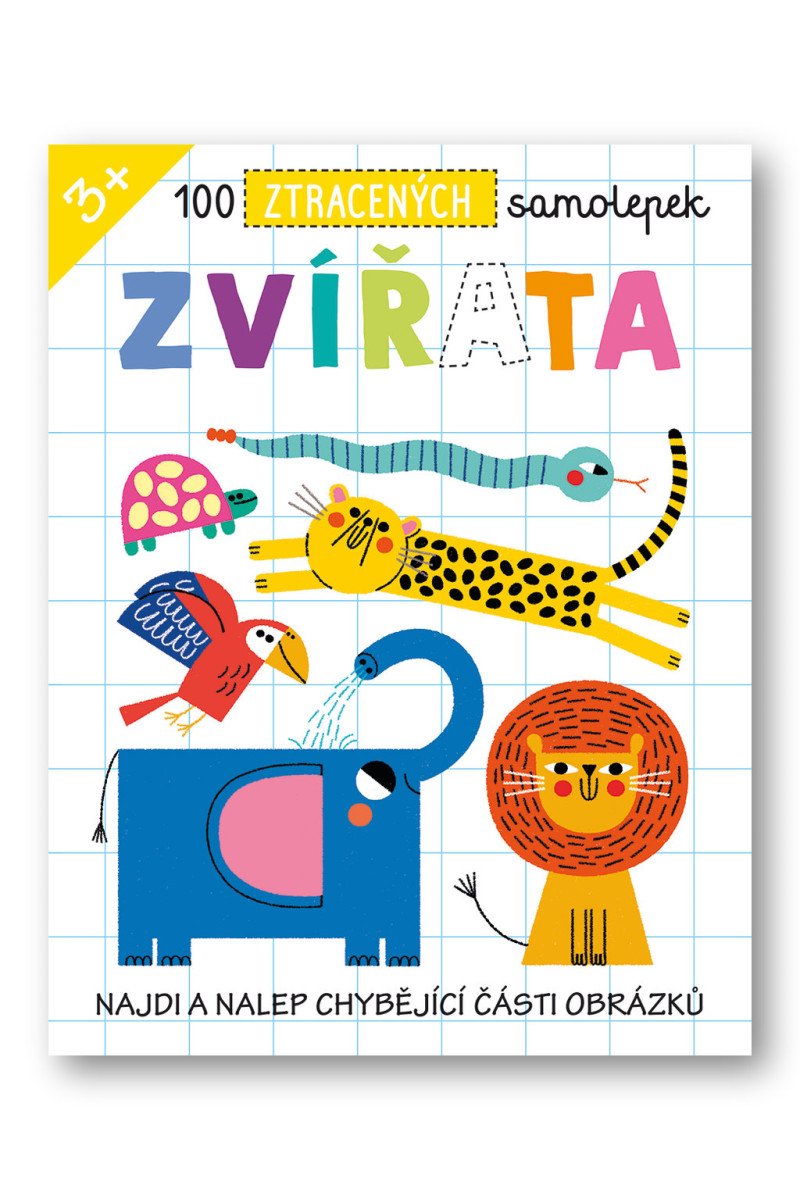 100 ztracených samolepek Zvířata