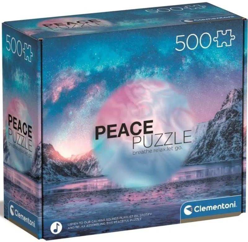 Puzzle Peace Light Blue 500 dílků