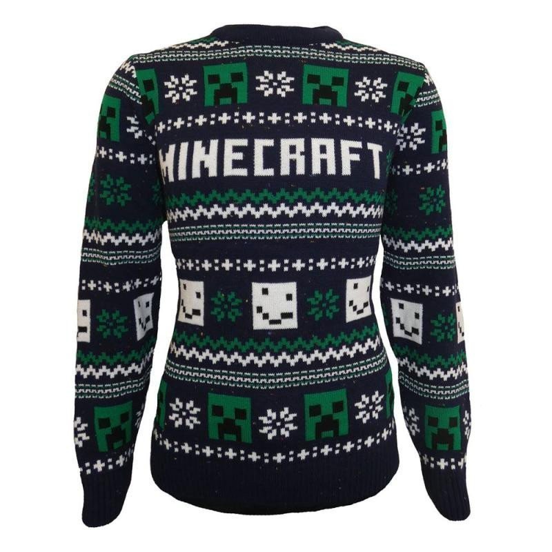 Minecraft vánoční svetr - Jumper Pattern velikost L