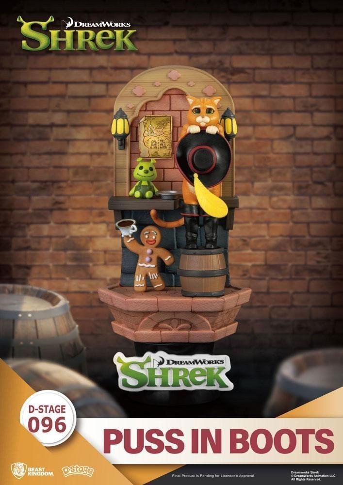 Shrek diorama D-Stage - Kocour v botách Beast Kingdom
