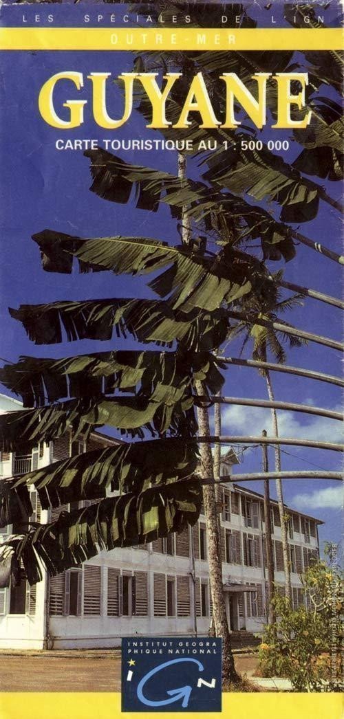 IGN 84007 Guyane 1500 000
