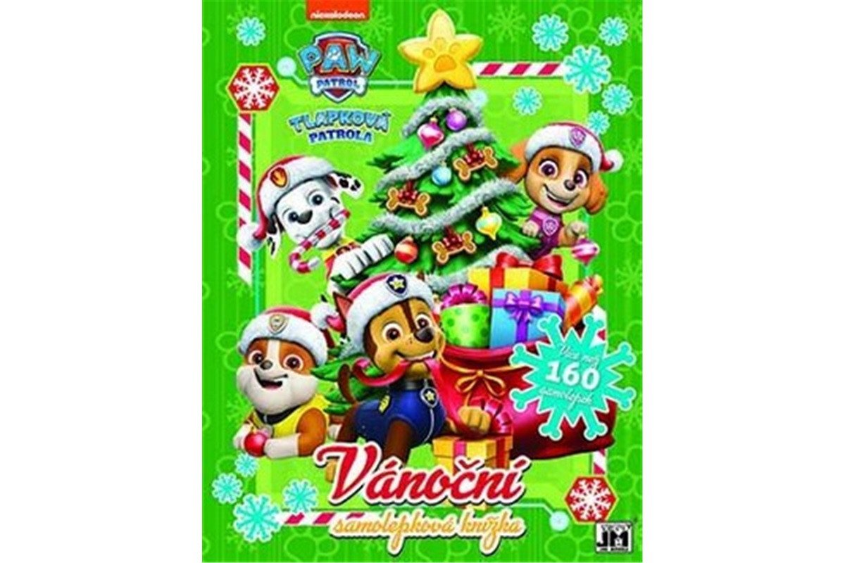 Tlapková patrola - Vánoční samolepková knížka