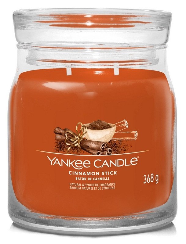 YANKEE CANDLE Cinnamon Stick svíčka 368g 2 knoty Signature střední