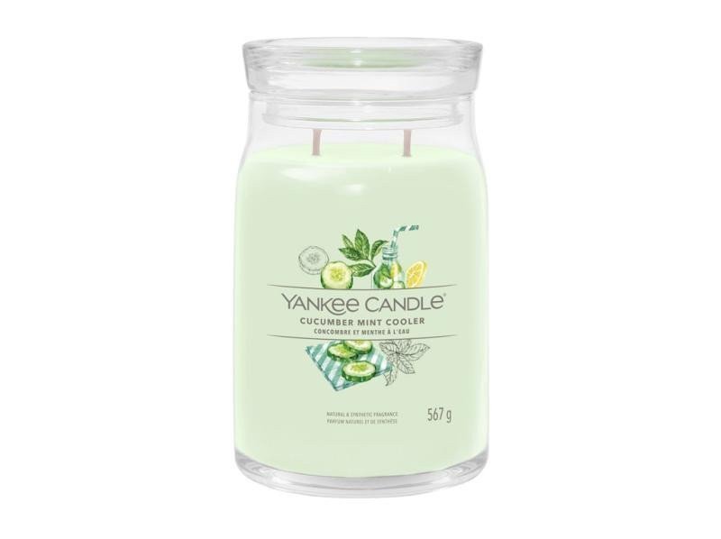 YANKEE CANDLE Cucumber Mint Cooler svíčka 567g 2 knoty Signature velký