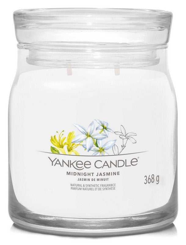 YANKEE CANDLE Midnight Jasmine svíčka 368g 2 knoty Signature střední