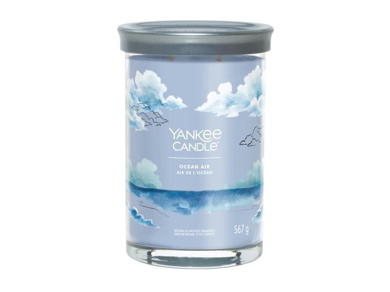 YANKEE CANDLE Ocean Air svíčka 567g 2 knoty Signature tumbler velký