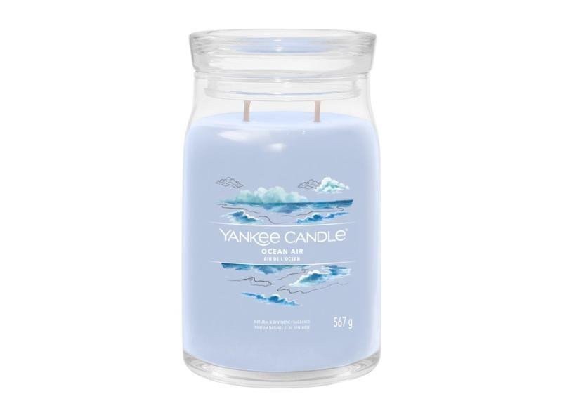 YANKEE CANDLE Ocean Air svíčka 567g 2 knoty Signature velký