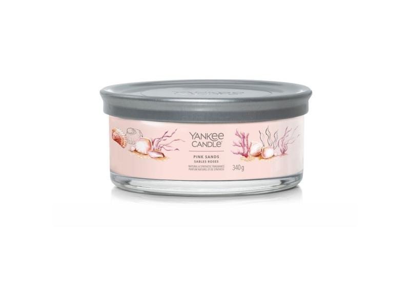 YANKEE CANDLE Pink Sands svíčka 340g 5 knotů Signature tumbler střední