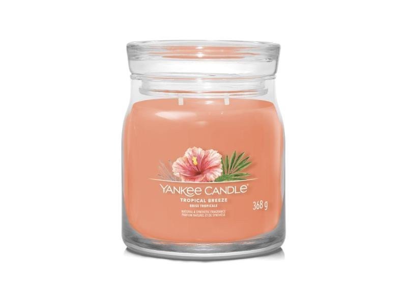 YANKEE CANDLE Tropical Breeze svíčka 368g 2 knoty Signature střední