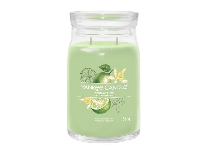 YANKEE CANDLE Vanilla Lime svíčka 567g 2 knoty Signature velký