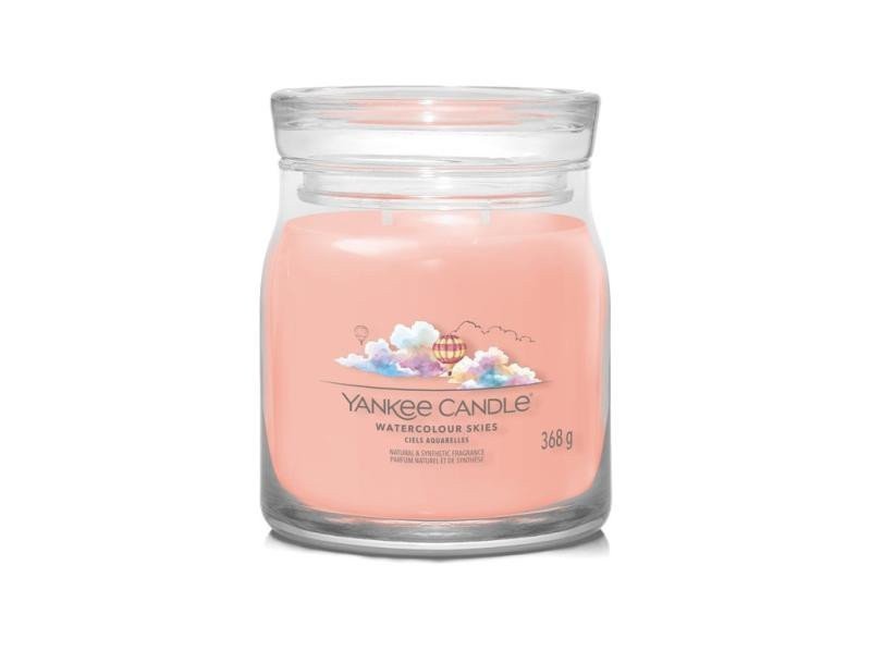 YANKEE CANDLE Watercolour Skies svíčka 368g 2 knoty Signature střední