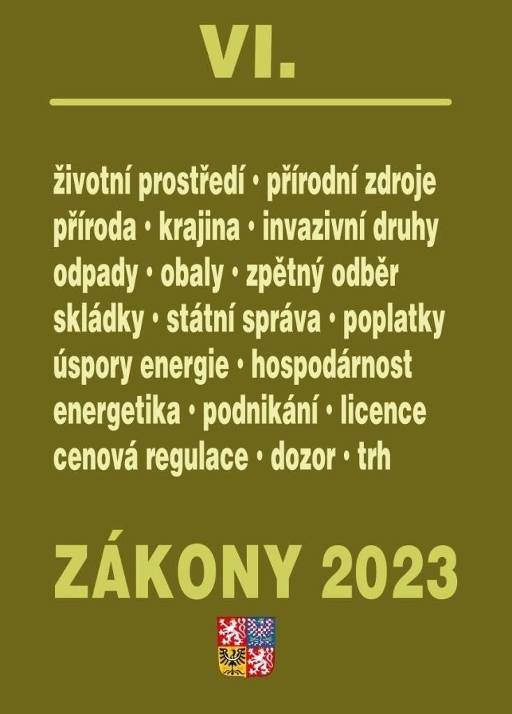 Zákony VI 2023 Životní prostředí Odpad
