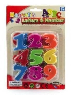 Magnetické číslice plast na kartě