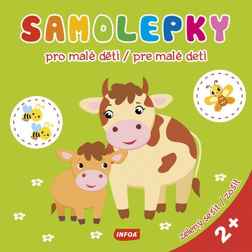 Samolepky pro malé děti Samolepky pre malé deti - zelený sešit zelený zošit