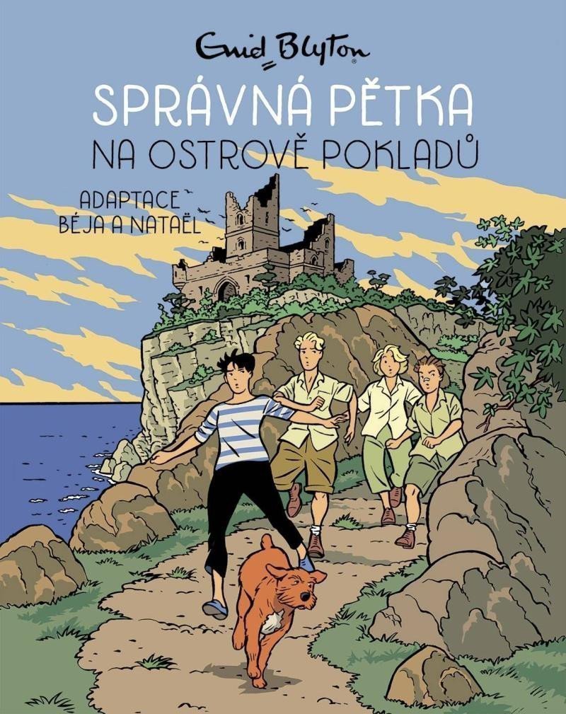 Správná pětka 1 na ostrově pokladů - komiks – Blytonová Enid