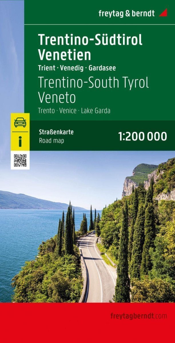 Trentino-Alto Adige-Venetia 1200 000 automapa