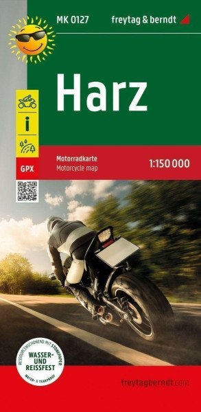 Harz 1:150 000 / motocyklová mapa (2022)