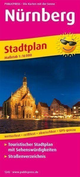 Norimberk 116 000 plán města