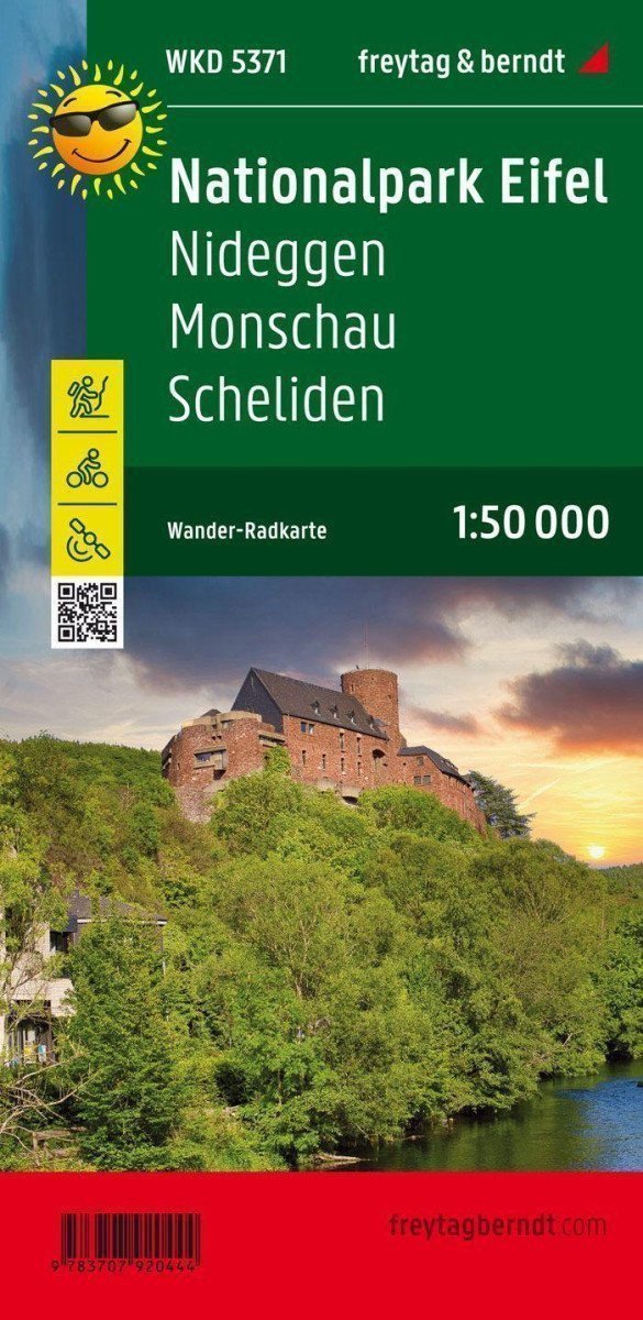 Národní park Eifel 150 000 turistická a cykloturistická mapa