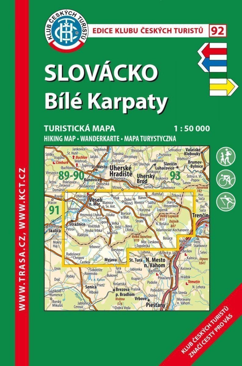 KČT 92 Slovácko Bílé Karpaty 150 000 9 vydání 2023
