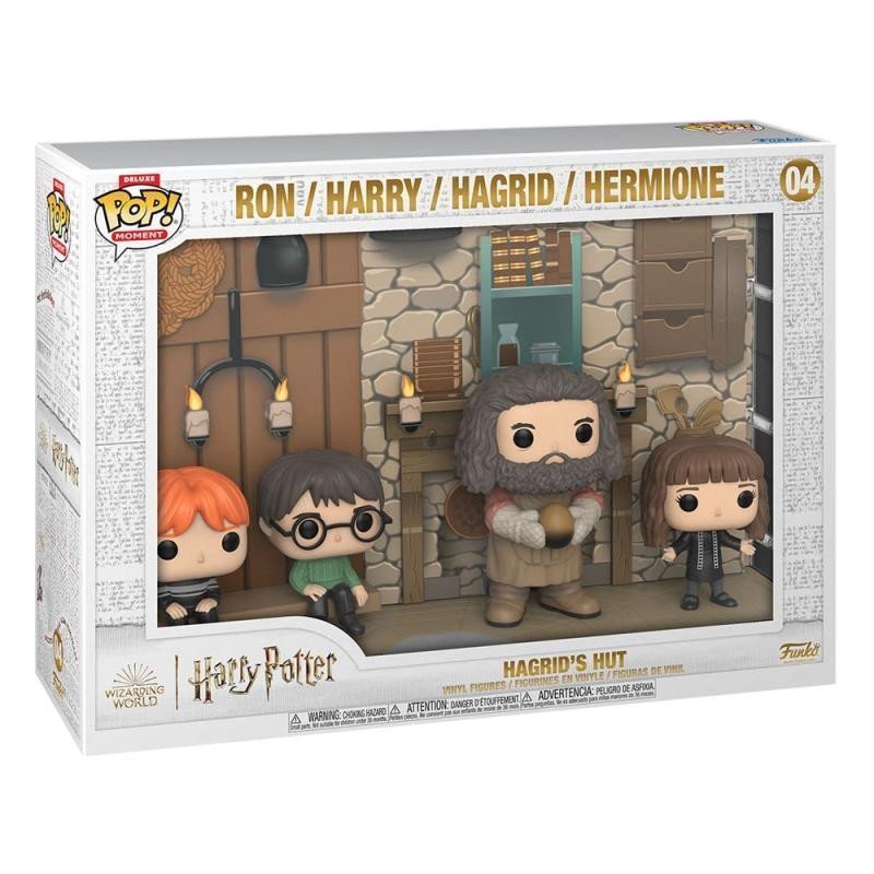 Funko POP Moments Deluxe Harry Potter - Hagrids Hut 4 pack