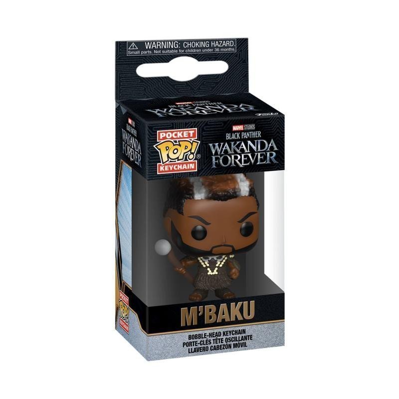 Funko POP Keychain Black Panter Wakanda Forewer - MBaku