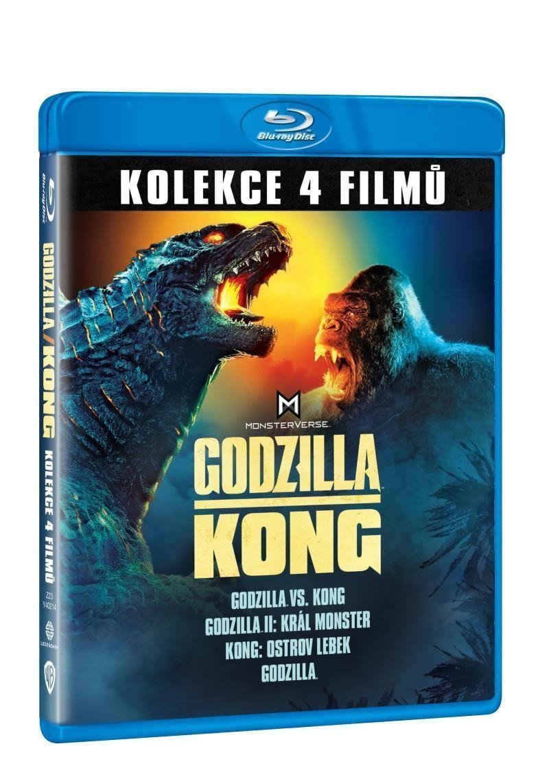 Godzilla a Kong kolekce 4x Blu-ray
