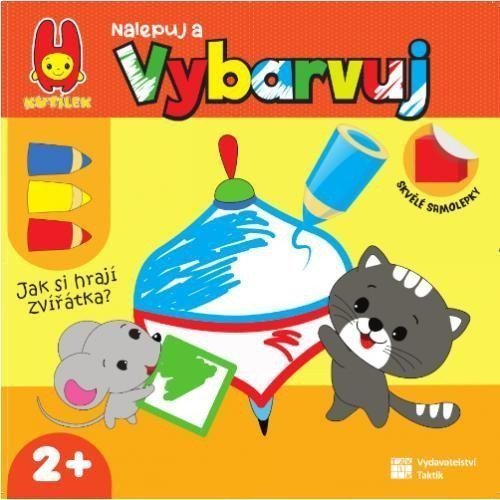 Jak si hrají zvířátka - Nalepuj a vybarvuj