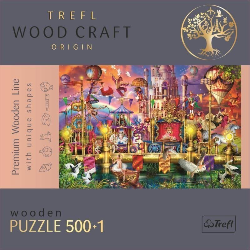 Trefl Wood Craft Origin Puzzle Kouzelný svět 501 dílků
