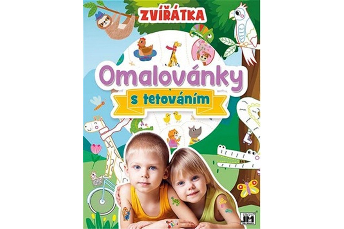 Zvířátka - Omalovánky s tetováním