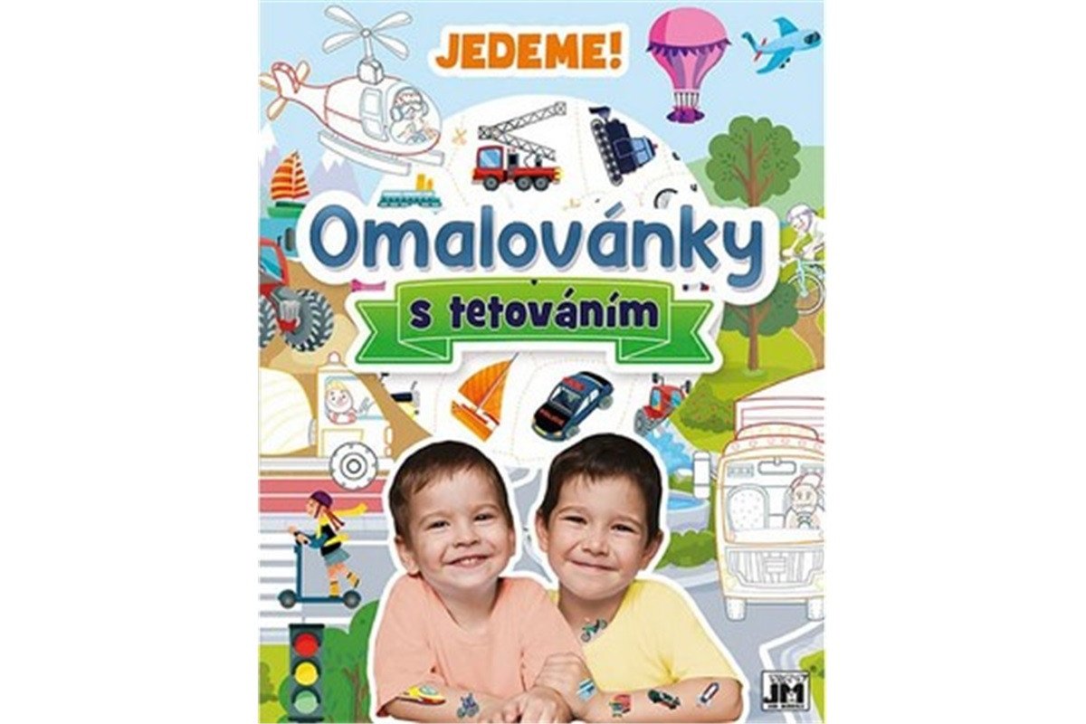 Jedeme - Omalovánky s tetováním