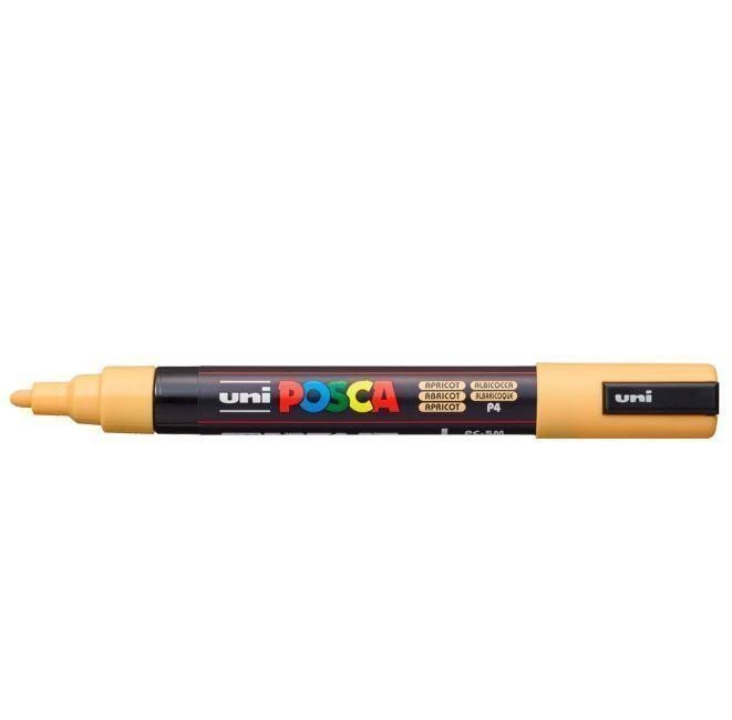 Posca akrylový popisovač PC-5M 18 - 25 mm meruňková se středním kulatým hrotem