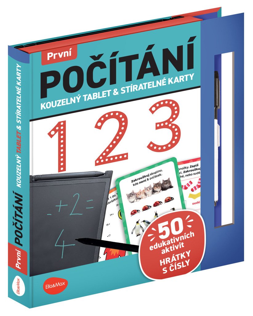 První Počítání - Kouzelný tablet stíratelné karty – Parade North