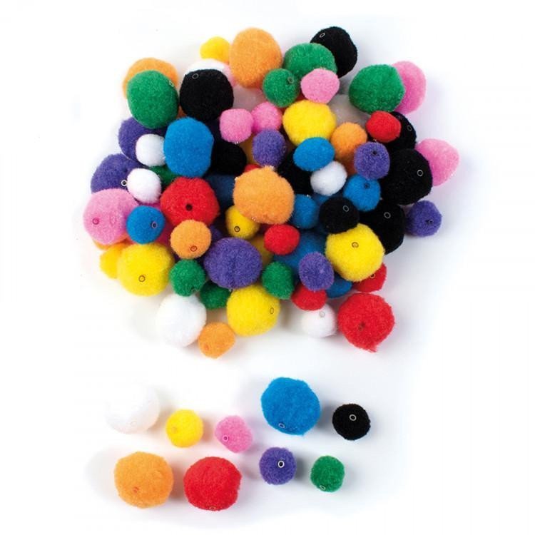 Playbox Pompom korálky 200 ks 2030 mm