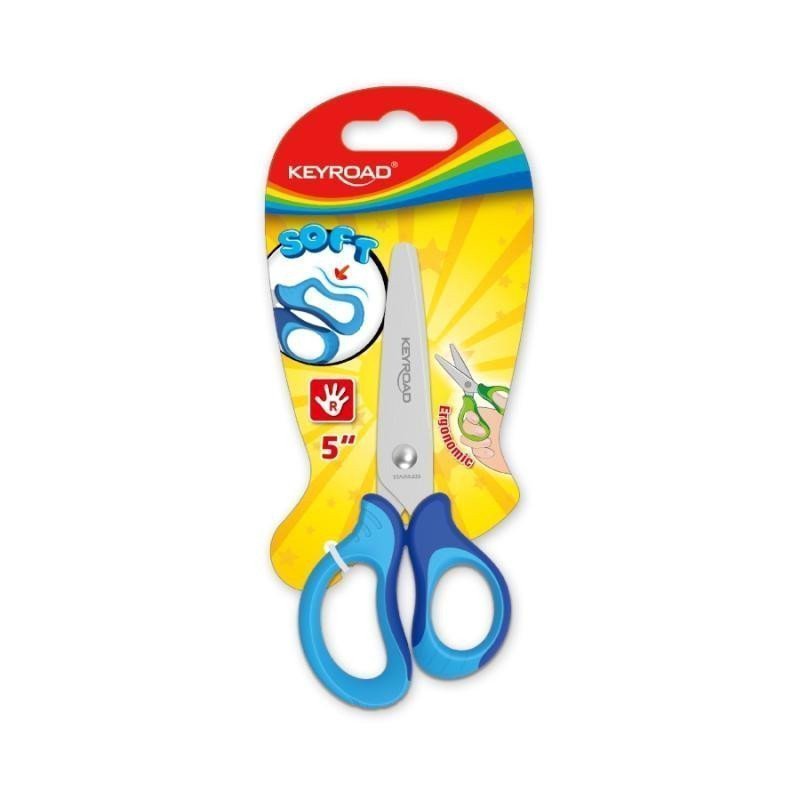 Keyroad Dětské nůžky Soft 125 cm - modré