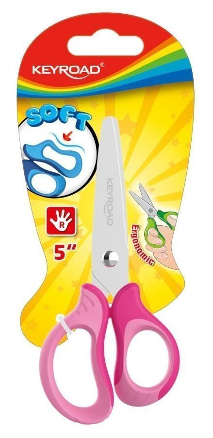 Keyroad Dětské nůžky Soft 125 cm - růžové