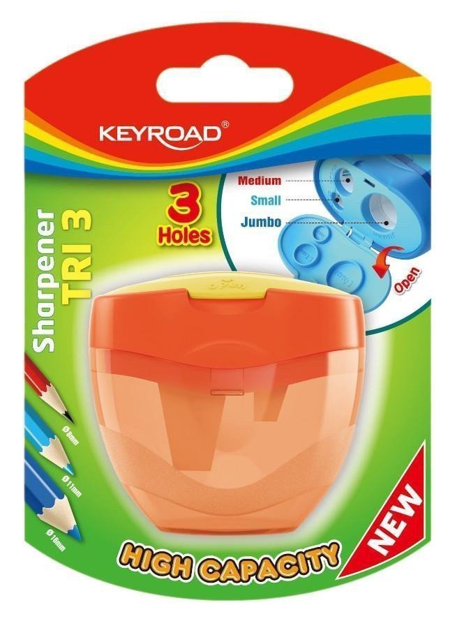 Keyroad Ořezávátko TRI Plus plast - oranžové