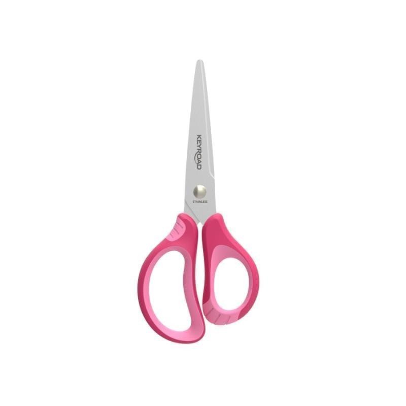 Keyroad Školní nůžky Soft 15 cm - růžové
