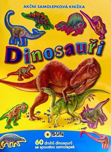 Akční samolepková knížka Dinosauři (2023)