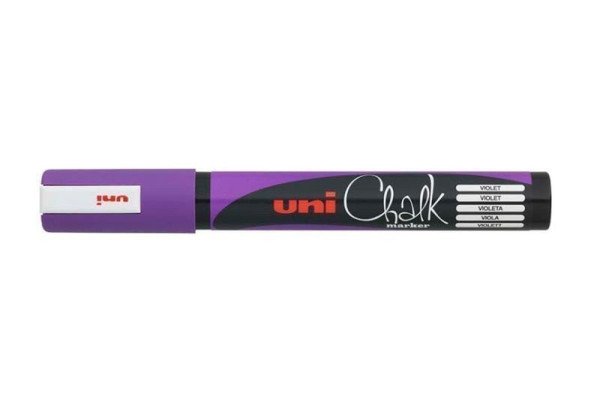 UNI Křídový popisovač PWE-5M 1,8 - 2,5 mm - fialový