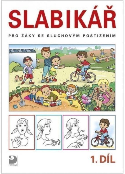 Slabikář pro žáky se sluchovým postižením, dvoudílná učebnice (1. a 2. díl) – Chuchmová Kateřina (2023)